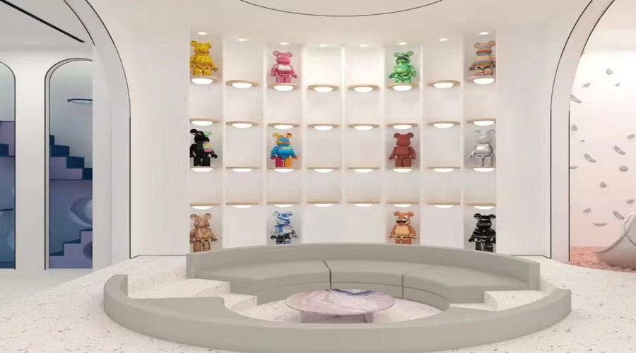 GRG造型定制上海虹橋御墅地下室展示架選擇飾紀上品