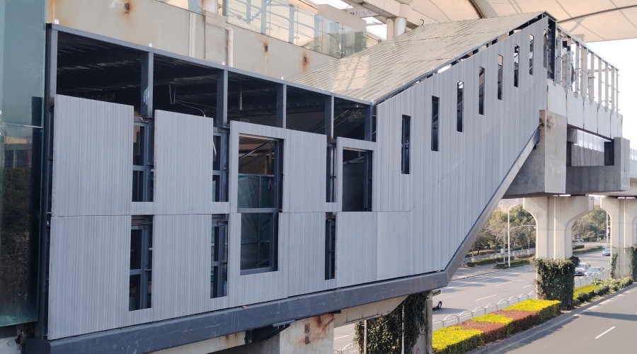 飾紀(jì)上品UHPC廠家-上海外南站UHPC肌理板工程案例