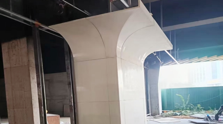 飾紀上品UHPC廠家：福州工業(yè)園UHPC異形柱子的工程案例