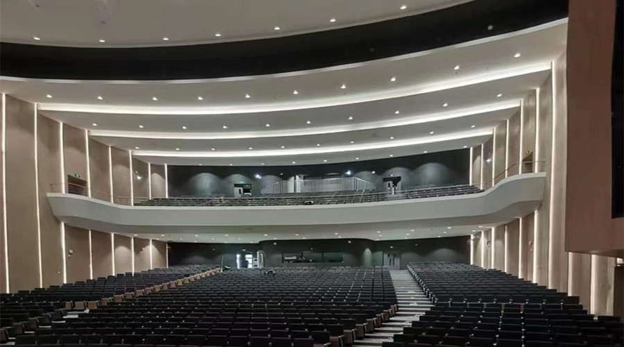 深圳光明高中園演藝中心GRG構(gòu)件項(xiàng)目順利竣工