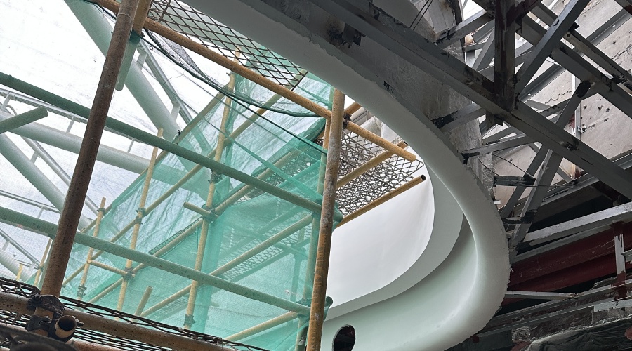 廣州國際金融城君超商場GRG吊頂攔河項目