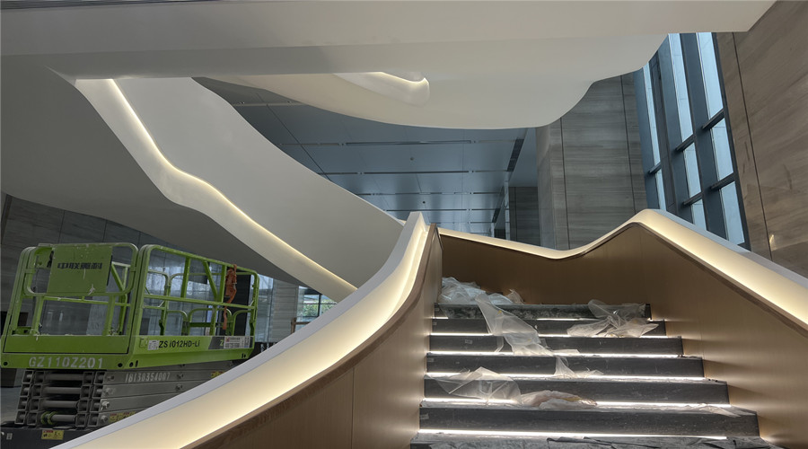 茂名天譽壹品GRG旋轉樓梯