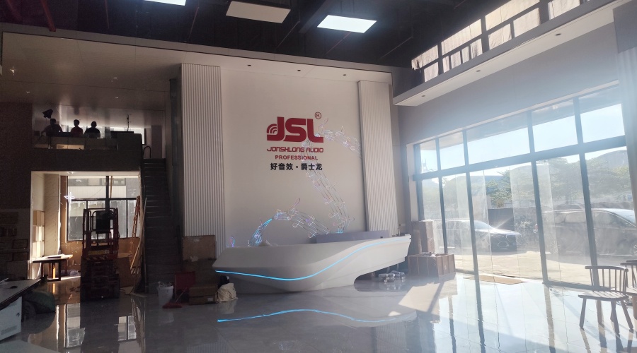 廣東萬昌爵士龍音響GRG吧臺(tái)背景墻的案例