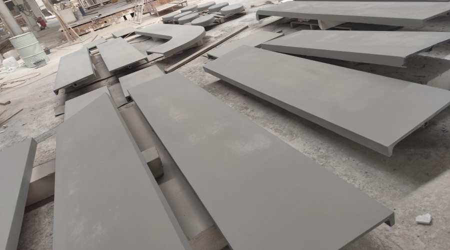 海南海口岸線UHPC坐凳與吧臺工程案例