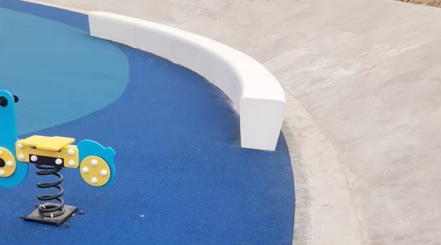 新疆體育公園GRC坐凳樹池造型工程案例 新疆體育公園GRC坐凳樹池造型工程案例