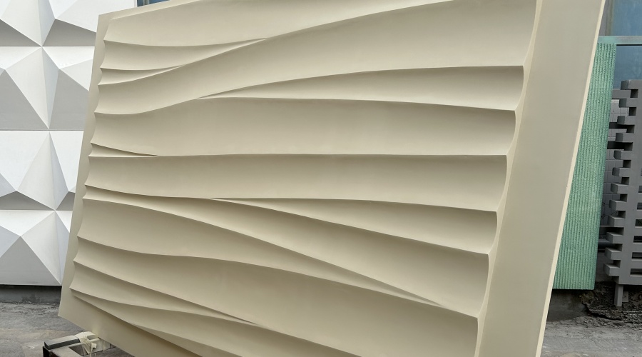 GRC波浪幕墻板