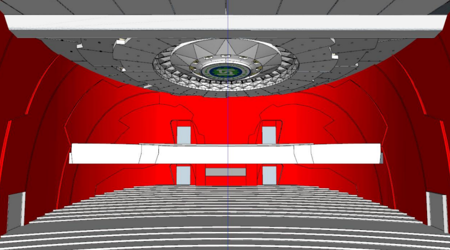 南寧工業(yè)職業(yè)技術(shù)學(xué)院會(huì)堂GRG穿孔板吊頂 南寧工業(yè)職業(yè)技術(shù)學(xué)院會(huì)堂GRG穿孔板吊頂
