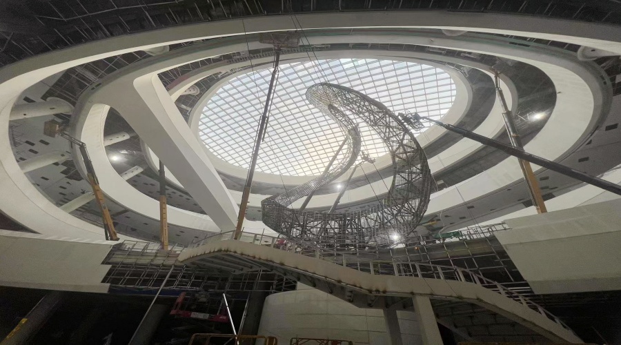 GRG構(gòu)件安裝現(xiàn)場(chǎng)